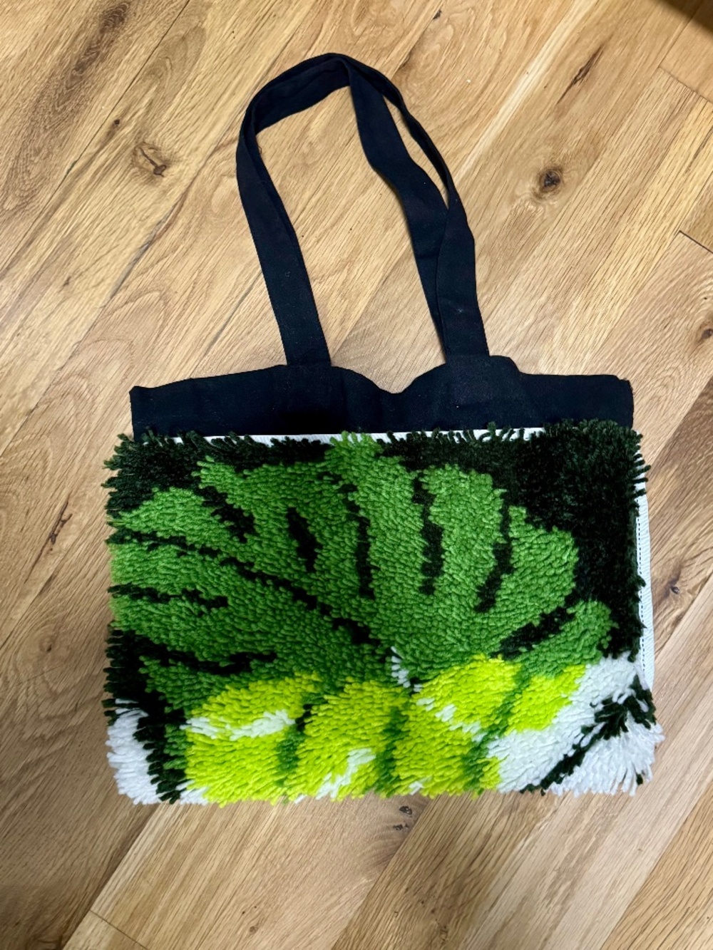 Black & Green Tote